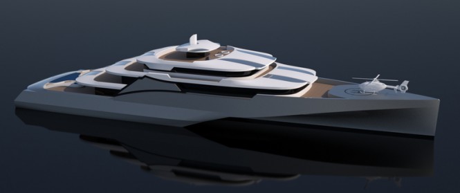 Breathtaking 102 m yacht design by Misha Merzliakov
