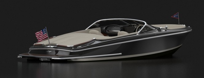 Latest Carina 20 superyacht tender - aft view Latest Carina 20 superyacht tender - aft view