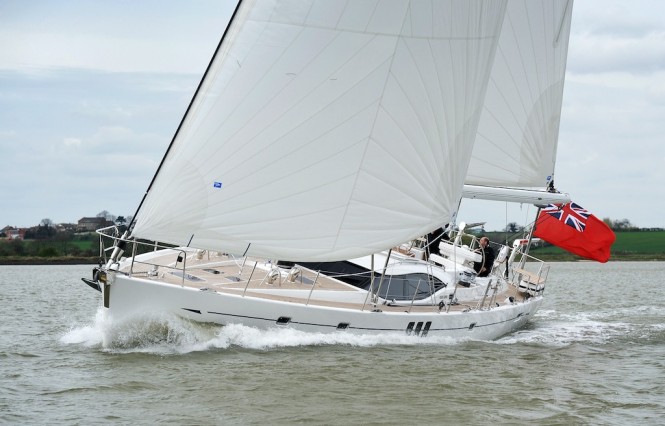 Luxury yacht Oyster 625 at sail - Image courtesy of Oyster Marine Luxury yacht Oyster 625 at sail - Image courtesy of Oyster Marine