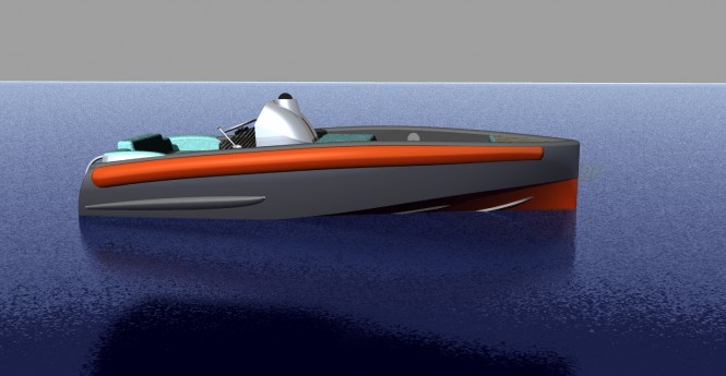 Mirage Tender 11 XP superyacht tender - side view Mirage Tender 11 XP superyacht tender - side view