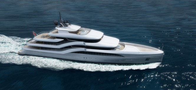 New 77 m motor yacht Project DREAM designed by Selahattin Üldas