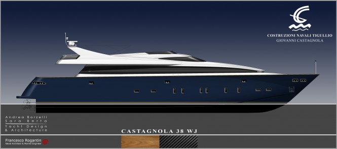 CNT – Castagnola starts construction of the new all wooden motor yacht Castagnola 38 WJ