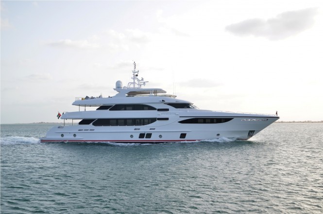 Another hull of motor yacht Majesty 135 launched by Gulf Craft