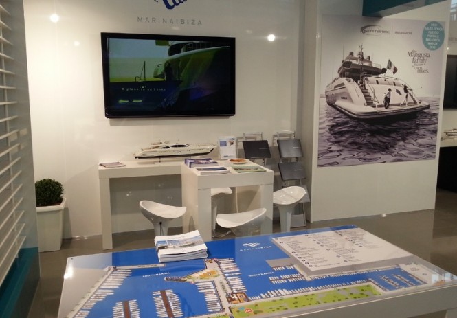 Marina Ibiza is attending the Dusseldorf Boat Show sharing stand with Overmarine Group Mangusta