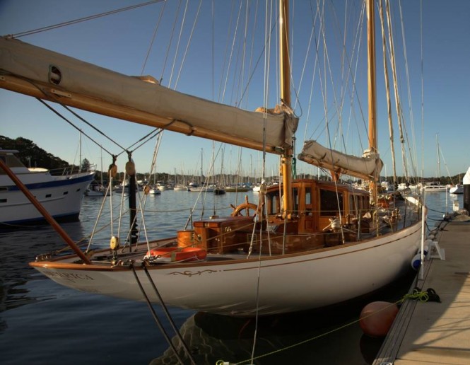 1924 Classic sailing yacht HURRICA V – featured in ‘The Great Gatsby’ blockbuster – for SALE