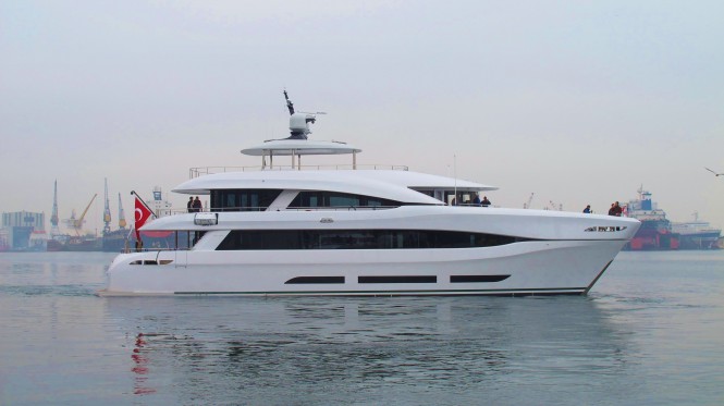 Additional images of 33m Curvelle Yacht QUARANTA launched by Logos Marine