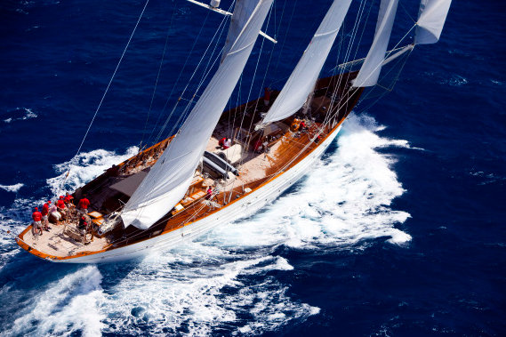 Pendennis Yacht ADELA Winner of 2013 Antigua Superyacht Challenge