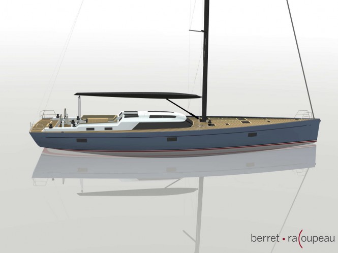 Claasen Shipyards working on 72ft racer/ cruiser sailing yacht BOUGAINVILLE