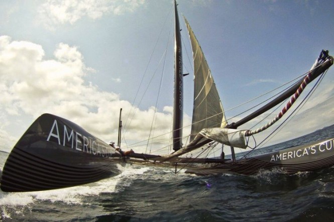 America's Cup Yacht Club de France the sixth challenger © Gilles Martin Raget America's Cup Yacht Club de France the sixth challenger © Gilles Martin Raget