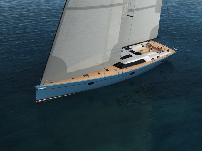 Bougainville Yacht - view from above