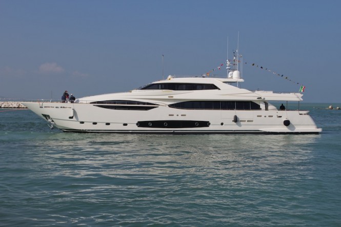 Ferretti Custom Line 124′ Hull N°4 Yacht launched