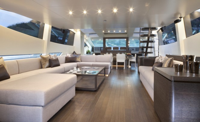 Luxury yacht Cerri 102 Hull 2 - Saloon Luxury yacht Cerri 102 Hull 2 - Saloon