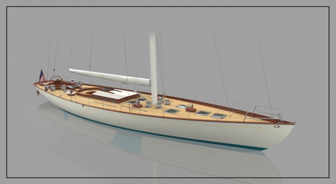 New sailing yacht W.100′ by W-Class Yachts and Front Street Shipyard