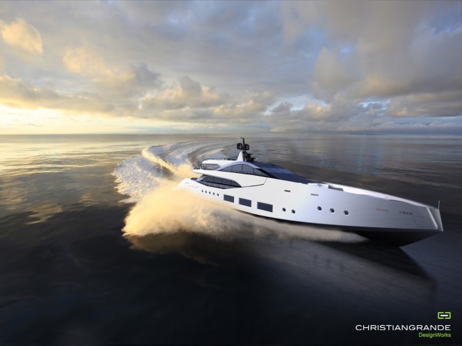 New motor yacht ACAPULCO 55 concept by Christian Grande