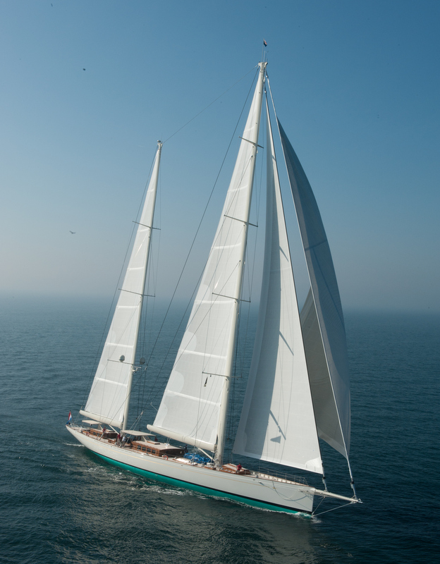 Sailing yacht KAMAXITHA with interior design by Rhoades Young nominated for World Superyacht Award 2013