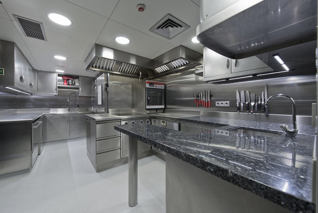 Superyacht Paramour - Galley Superyacht Paramour - Galley
