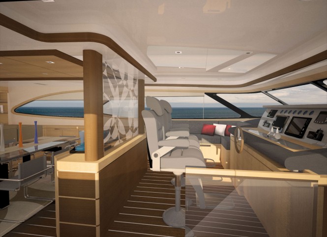 100 Motor Yacht Concept - Cockpit