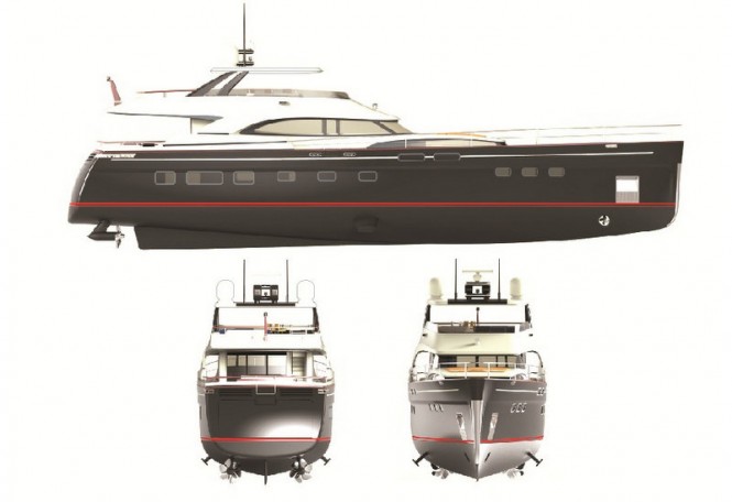 Luxury Yacht 100 MOTOR Thesis Concept by Sean Bekeschus and Mauro Maccioco