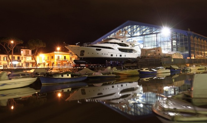 42m superyacht Luna at launch 42m superyacht Luna at launch