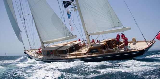2013 Master Yacht Engineering Class visit Ron Holland designed Yachts THALIA and ETHEREAL