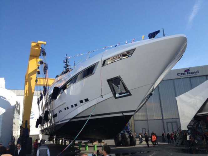 Rossinavi launch hull FR027 Yacht PARAM JAMUNA IV