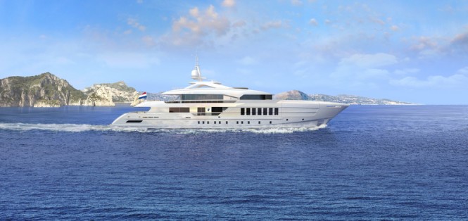 Omega Architects designed 55m Heesen Yacht YN 17255