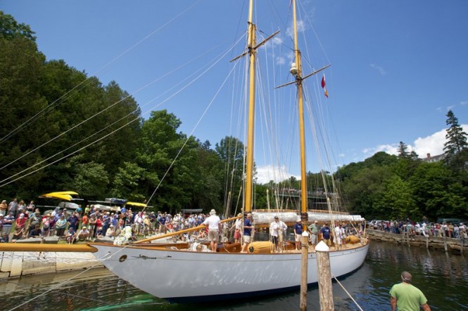 Rockport Marine restored Yacht ADVENTURESS wins Classic Boat 2013 Award