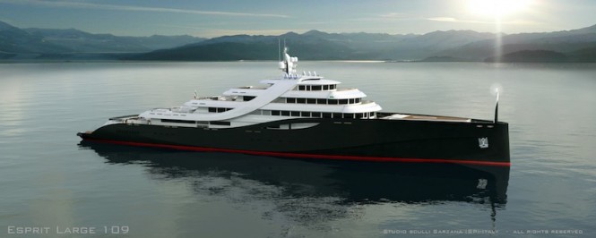 Esprit Large 109 yacht by Mauro Sculli