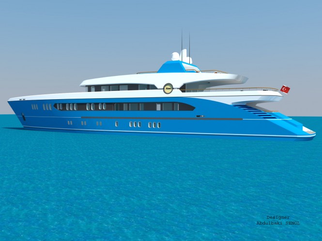 New 55m Sport Yacht Design by Abdulbaki Senol