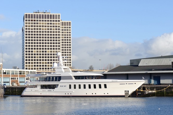 Luxury motor yacht Blue Sky by Feadship Luxury motor yacht Blue Sky by Feadship