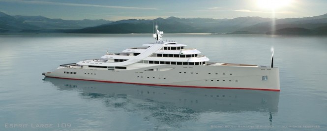 Mauro Sculli designed Esprit Large 109 superyacht