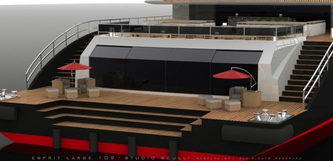 Mauro Sculli designed superyacht Esprit Large