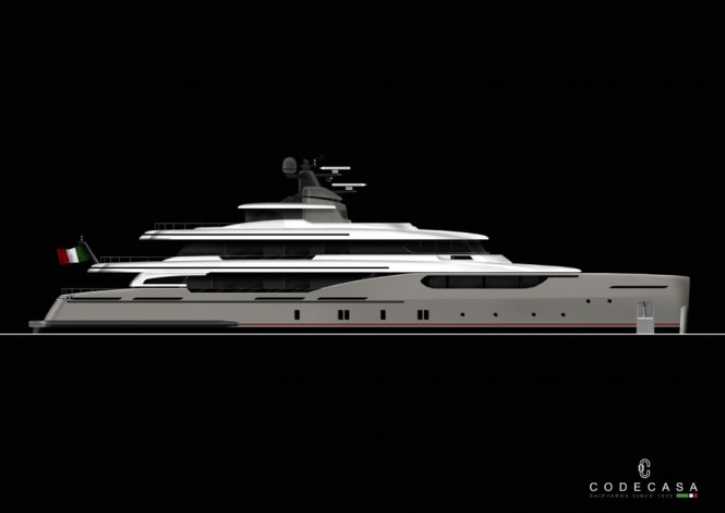New 50m motor yacht Project Codecasa 50 by Codecasa Shipyards