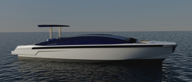 Omega Architects designed 9.5 Limousine Tender for New 73m Mega Yacht