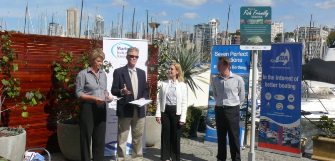 Fish Friendly Marinas Initiative presented by NSW Government Minister