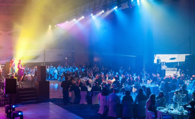 The gala dinner is one of the highlights of the four day Riviera Festival of Boating