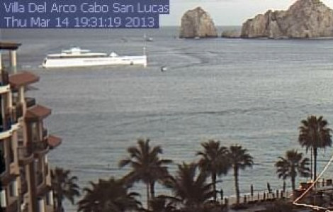 Photo of Steve Jobs’ mega yacht VENUS arriving in Cabo San Lucas