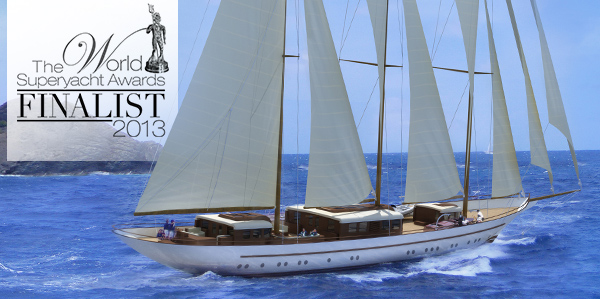 World Superyacht Awards 2013 Finalist: 63m Yacht MIKHAIL S. VORONTSOV with design by Ken Freivokh