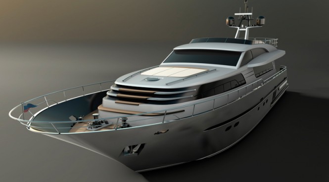26m Continental III Yacht - front view 26m Continental III Yacht - front view