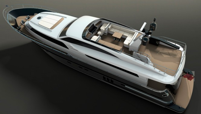26m superyacht Continental III - upview 26m superyacht Continental III - upview