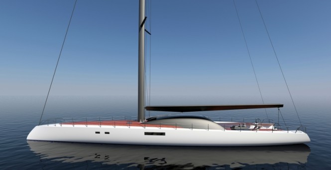 Tim Gilding reveals 30m high-performance sailing yacht Project IMMERSION concept
