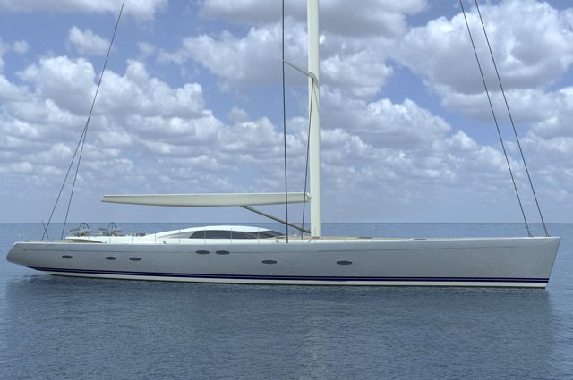Construction of the 45m Holland Jachtbouw Yacht Y3 well underway