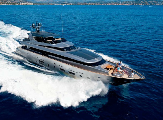 New Canados 120 motor yacht Hull No. 2 with interior design by Cristiano Gatto