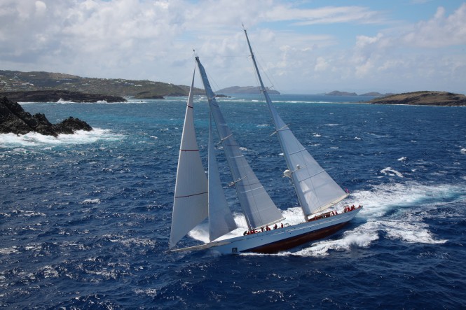 Dykstra designed luxury yacht ADELA wins St Barths Bucket 2013