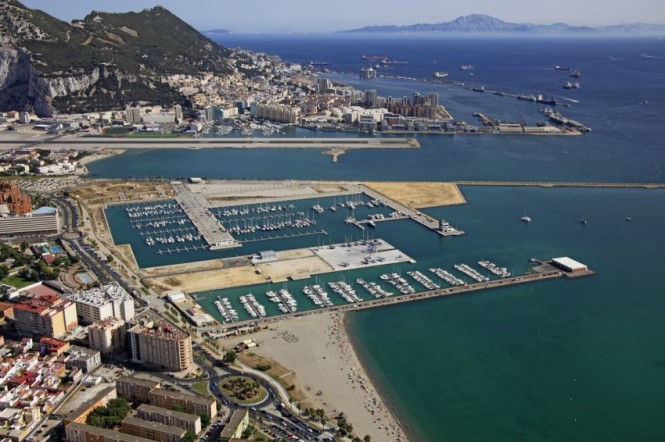 Aerial view of Alcaidesa Marina Aerial view of Alcaidesa Marina