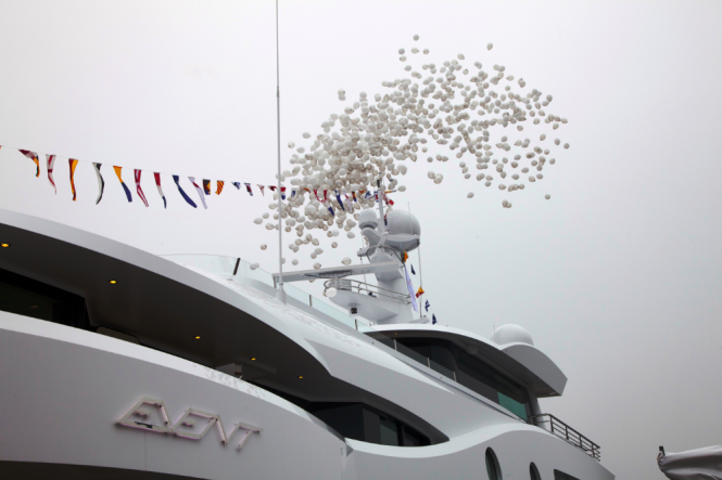 First Amels 199 charter yacht EVENT christened