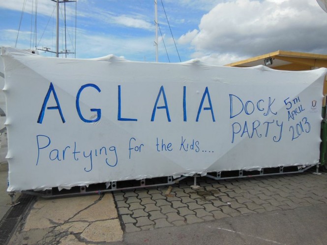 Crew of sailing yacht AGLAIA and Complete Marine Freight raise 10.000€ for Mallorca charity