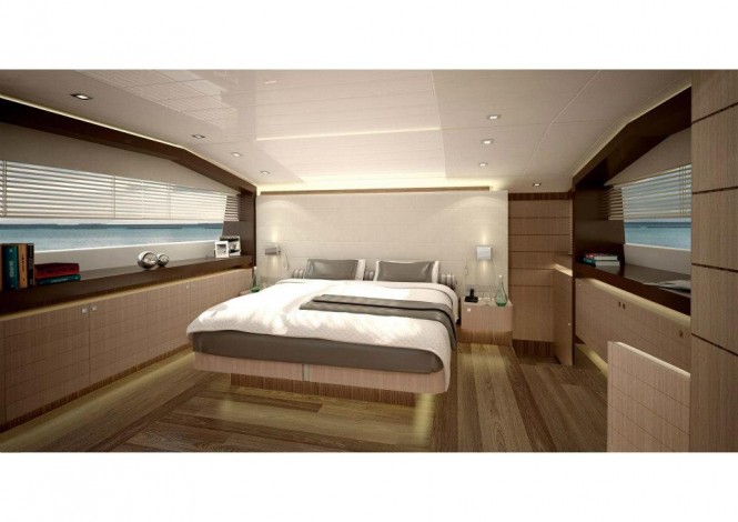 Ferretti 960 yacht interior Ferretti 960 yacht interior
