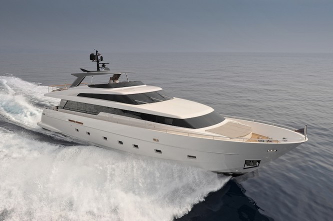 Sanlorenzo SL94 motor yacht BOREAL to be exhibited at Antibes Yacht Show 2013