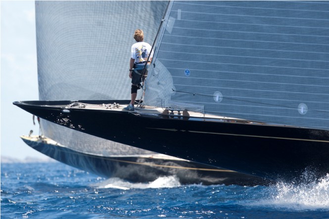 Five J-Class yachts at The Superyacht Cup Palma, including sailing yacht HANUMAN